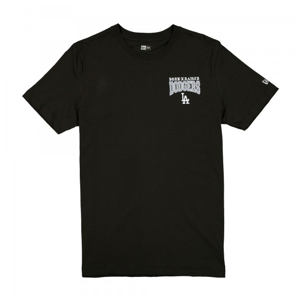 Los Angeles Dodgers New Era Born x Raised Black Bleeds Blue T-Shirt