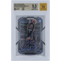 Paolo Banchero Orlando Magic Autographed 2022-23 Panini Prizm #249 Beckett Fanatics Witnessed Authenticated 9.5/10 Rookie Card