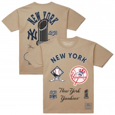 New York Yankees Mitchell & Ness Cream Legacy Defined T-Shirt