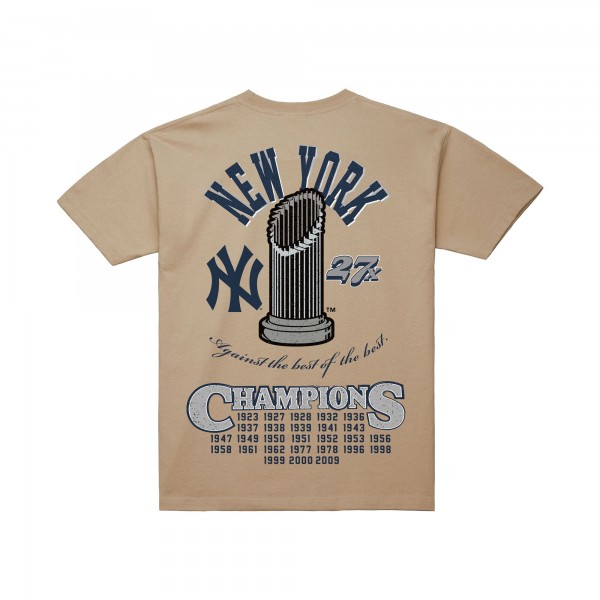 New York Yankees Mitchell & Ness Cream Legacy Defined T-Shirt