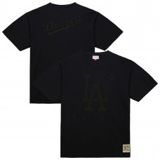 Los Angeles Dodgers Mitchell & Ness Black Cooperstown Collection Phantom T-Shirt