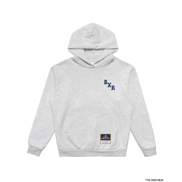 Толстовка New York Yankees Mitchell & Ness Heather Gray Born X Raised in New York Town