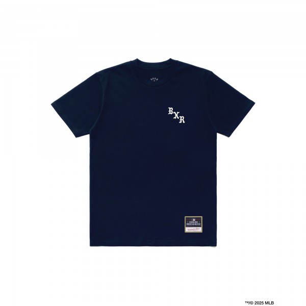 New York Yankees Mitchell & Ness Navy Born X Raised in New York Town T-Shirt