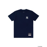 New York Yankees Mitchell & Ness Navy Born X Raised in New York Rocker T-Shirt