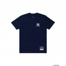 New York Yankees Mitchell & Ness Navy Born X Raised in New York Rocker T-Shirt