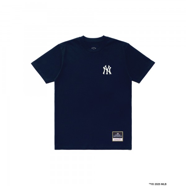 New York Yankees Mitchell & Ness Navy Born X Raised in New York Rocker T-Shirt