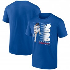 Los Angeles Dodgers Clayton Kershaw Royal 3,000 Career Strikeouts T-Shirt