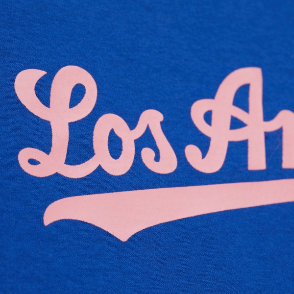 Los Angeles Dodgers Mitchell & Ness x BLACKPINK Royal Pullover Hoodie - Limited Edition