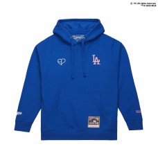 Los Angeles Dodgers Mitchell & Ness x BLACKPINK Royal Pullover Hoodie - Limited Edition