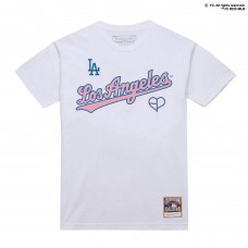 Los Angeles Dodgers Mitchell & Ness x BLACKPINK White T-Shirt - Limited Edition