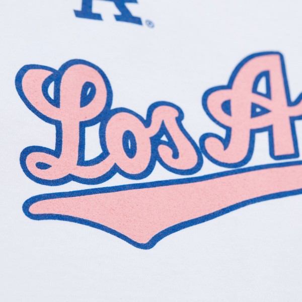 Los Angeles Dodgers Mitchell & Ness x BLACKPINK White T-Shirt - Limited Edition