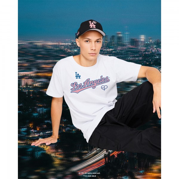 Los Angeles Dodgers Mitchell & Ness x BLACKPINK White T-Shirt - Limited Edition