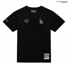 Los Angeles Dodgers Mitchell & Ness x BLACKPINK Black T-Shirt - Limited Edition