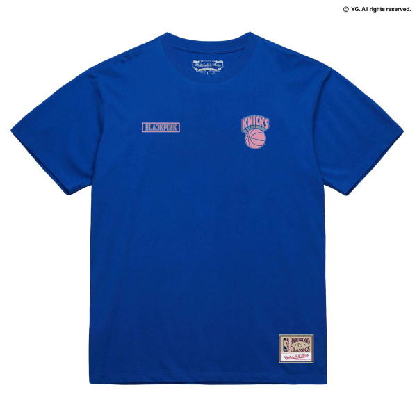 Футболка New York Knicks Mitchell & Ness x BLACKPINK Blue - Limited Edition