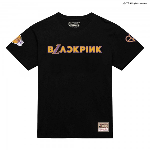 Футболка Los Angeles Lakers Mitchell & Ness x BLACKPINK Black - Limited Edition