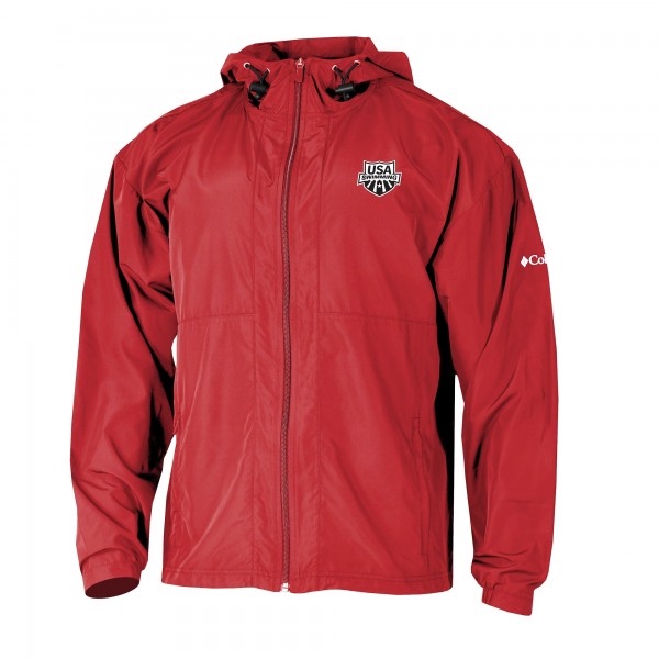 Ветровка на молнии USA Swimming Columbia The Prodigy - Red