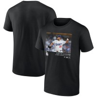 Los Angeles Dodgers Clayton Kershaw Black 3K Career Strikeouts Micro Moments T-Shirt