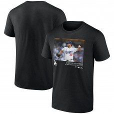 Los Angeles Dodgers Clayton Kershaw Black 3K Career Strikeouts Micro Moments T-Shirt