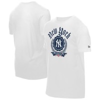 New York Yankees New Era White Fleur Domestic T-Shirt