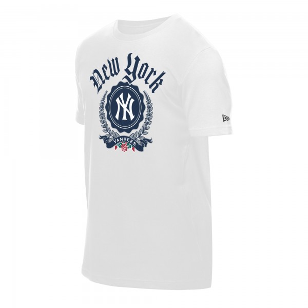 New York Yankees New Era White Fleur Domestic T-Shirt