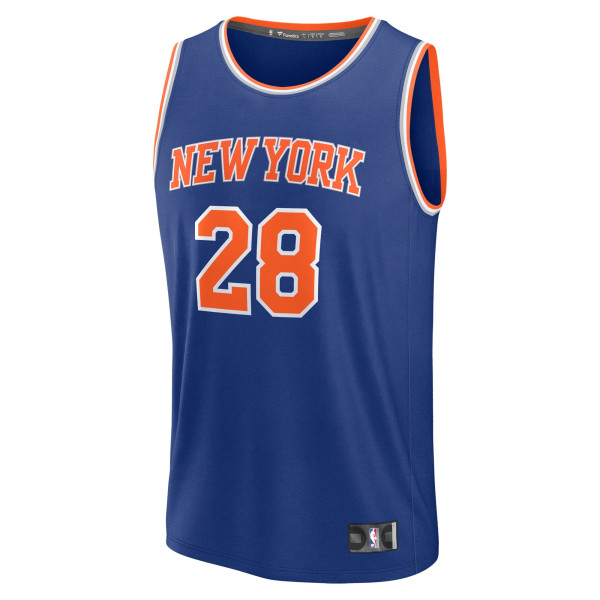 Подростковая New York Knicks Guerschon Yabusele Fanatics Blue Fast Break Replica Jersey - Icon Edition