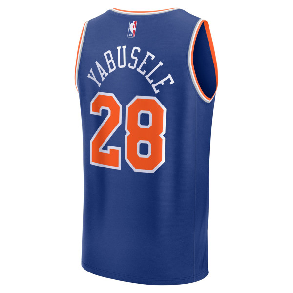 Подростковая New York Knicks Guerschon Yabusele Fanatics Blue Fast Break Replica Jersey - Icon Edition