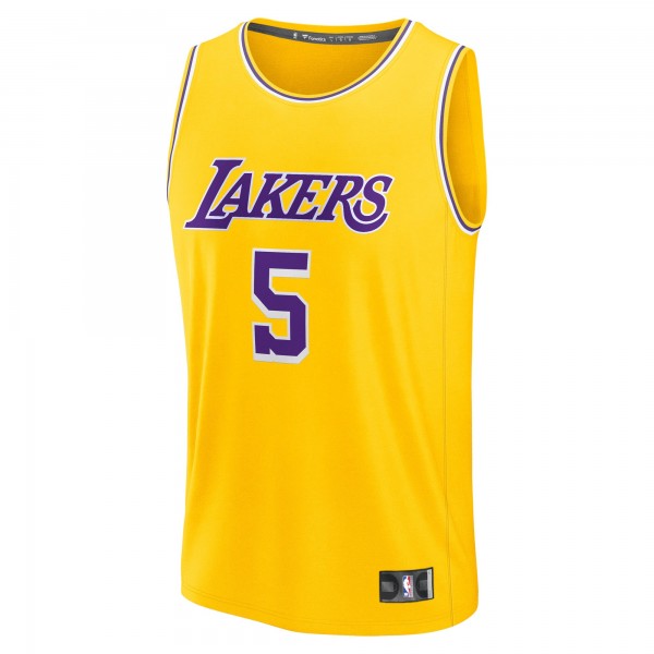 Подростковая Los Angeles Lakers Deandre Ayton Fanatics Gold Fast Break Replica Player Jersey - Icon Edition