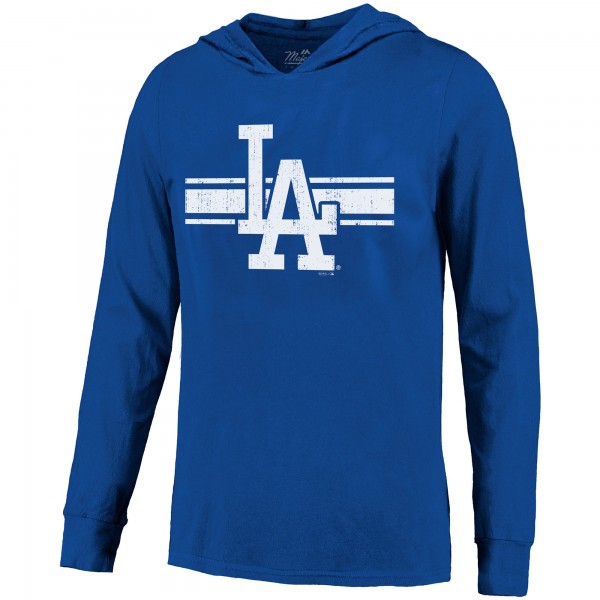 Los Angeles Dodgers Shohei Ohtani Majestic Threads Royal Lightweight Name & Number Hoodie