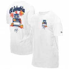 New York Yankees CC Sabathia New Era White 2025 National Baseball Hall of Fame Grapefruit Chair T-Shirt