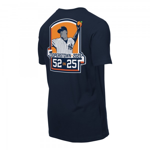 New York Yankees CC Sabathia New Era Navy 2025 National Baseball Hall of Fame Grapefruit T-Shirt