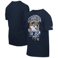 New York Yankees CC Sabathia New Era Navy 2025 National Baseball Hall of Fame Graphic T-Shirt