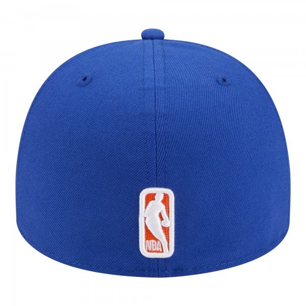 Бейсболка New York Knicks New Era Blue Injection Cartoon Logo A-Frame 59FIFTY