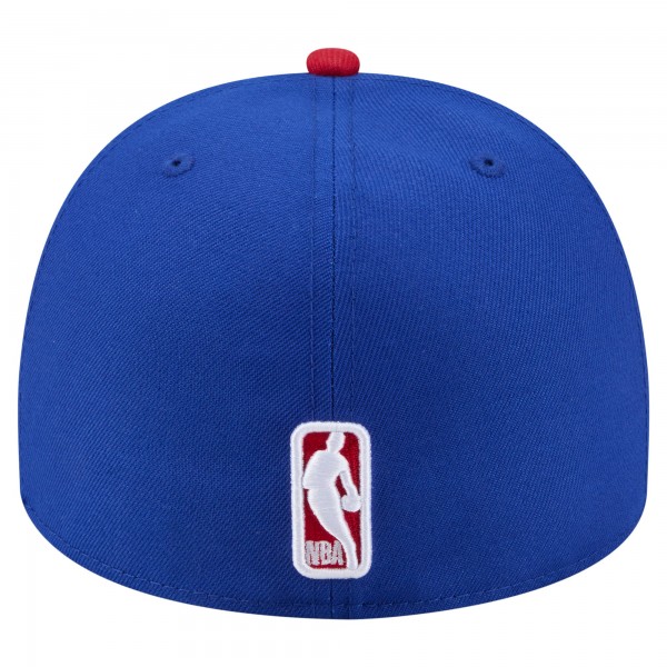 Бейсболка Philadelphia 76ers New Era Blue Injection Cartoon Logo A-Frame 59FIFTY
