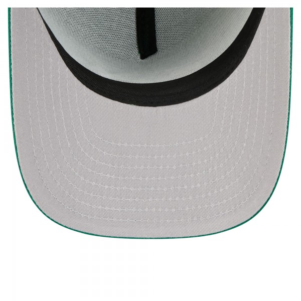 Бейсболка Boston Celtics New Era Kelly Green Injection Cartoon Logo A-Frame 9FIFTY