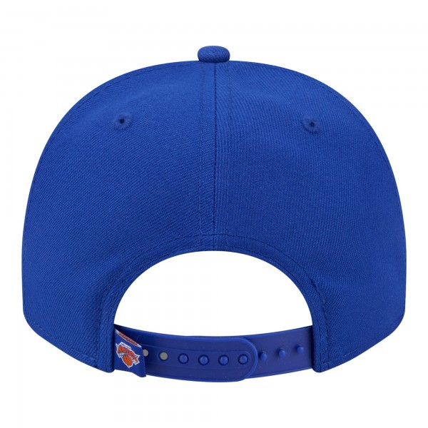 Бейсболка New York Knicks New Era Blue Injection Cartoon Logo A-Frame 9FIFTY