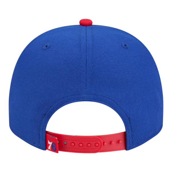 Бейсболка Philadelphia 76ers New Era Royal Injection Cartoon Logo A-Frame 9FIFTY