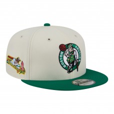 Бейсболка Boston Celtics New Era White Injection Localized 9FIFTY Snapback