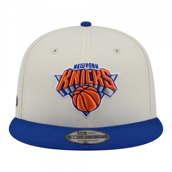 Бейсболка New York Knicks New Era White Injection Localized 9FIFTY Snapback