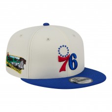 Бейсболка Philadelphia 76ers New Era White Injection Localized 9FIFTY Snapback