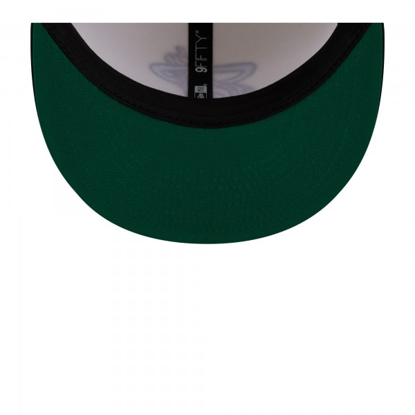 Бейсболка Miami Heat New Era White Injection Localized 9FIFTY Snapback