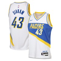 Подростковая Indiana Pacers Pascal Siakam Nike White 2025/26 City Edition Swingman Jersey