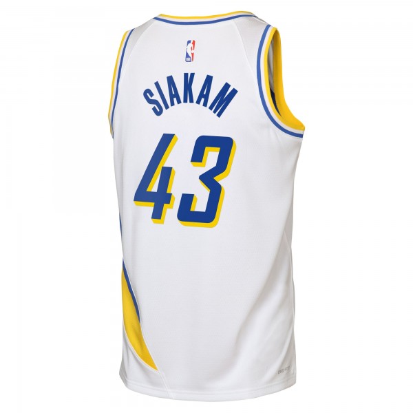 Подростковая Indiana Pacers Pascal Siakam Nike White 2025/26 City Edition Swingman Jersey