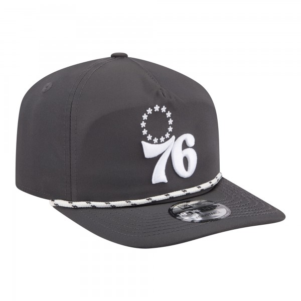 Бейсболка Philadelphia 76ers New Era Graphite Tonal Rope 19TWENTY