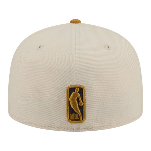 Бейсболка Golden State Warriors New Era Cream/Tan Two-Tone Color Pack 59FIFTY