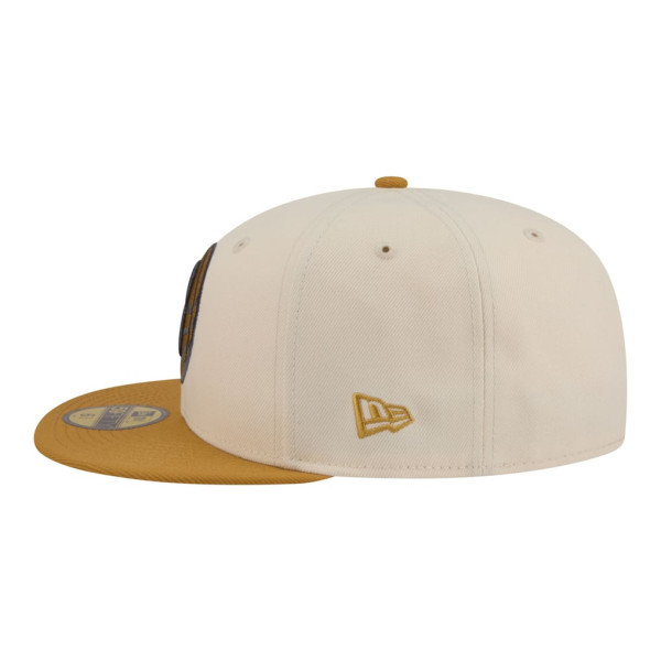 Бейсболка Brooklyn Nets New Era Cream/Tan Two-Tone Color Pack 59FIFTY