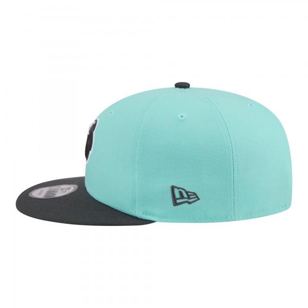 Бейсболка Memphis Grizzlies New Era Turquoise/Charcoal Color Pack Two-Tone 9FIFTY Snapback