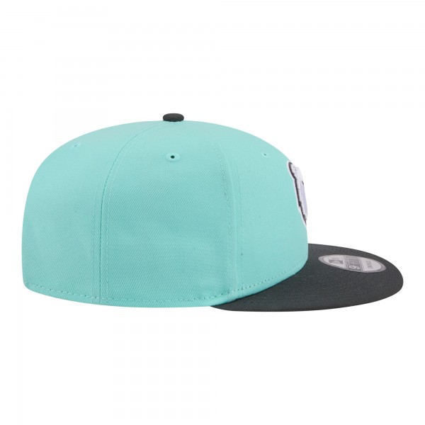 Бейсболка Memphis Grizzlies New Era Turquoise/Charcoal Color Pack Two-Tone 9FIFTY Snapback