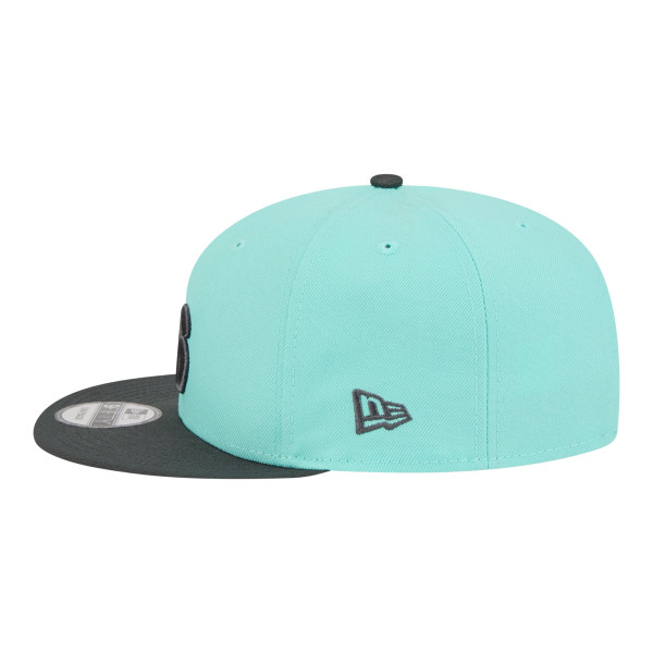 Бейсболка Philadelphia 76ers New Era Turquoise/Charcoal Color Pack Two-Tone 9FIFTY