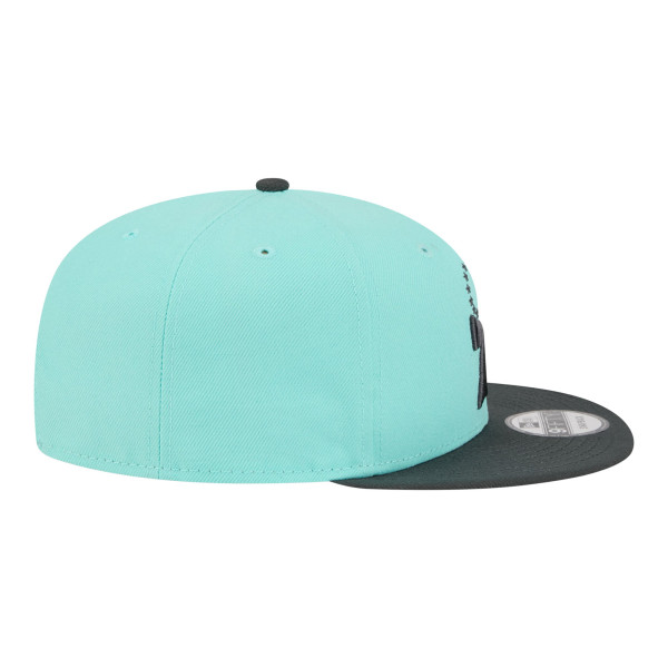 Бейсболка Philadelphia 76ers New Era Turquoise/Charcoal Color Pack Two-Tone 9FIFTY