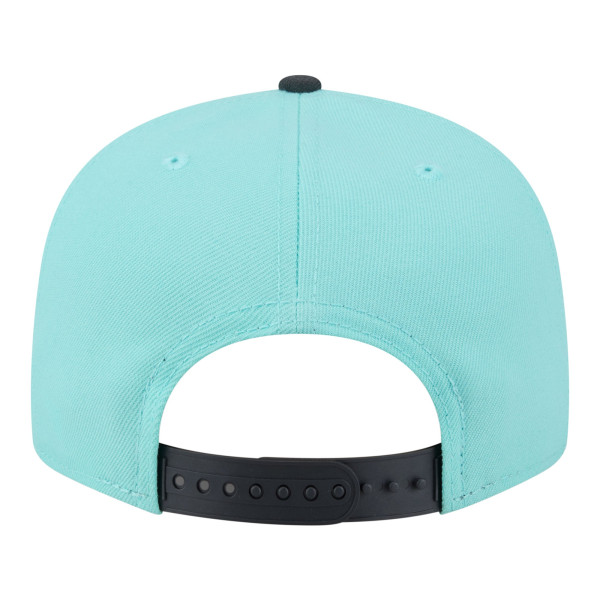 Бейсболка Charlotte Hornets New Era Turquoise/Charcoal Color Pack Two-Tone 9FIFTY